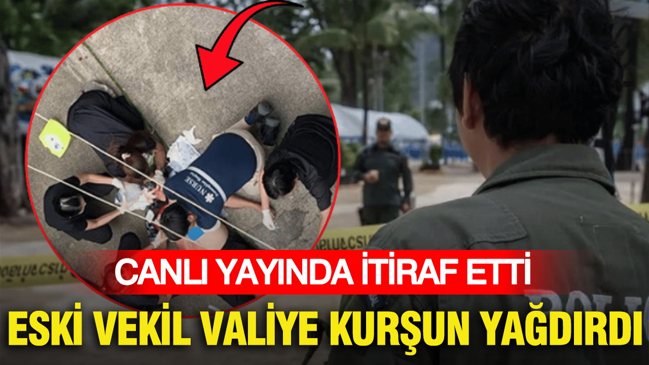 Taylandlı eski vekil valiye kurşun yağdırdı: Canlı yayında itiraf etti