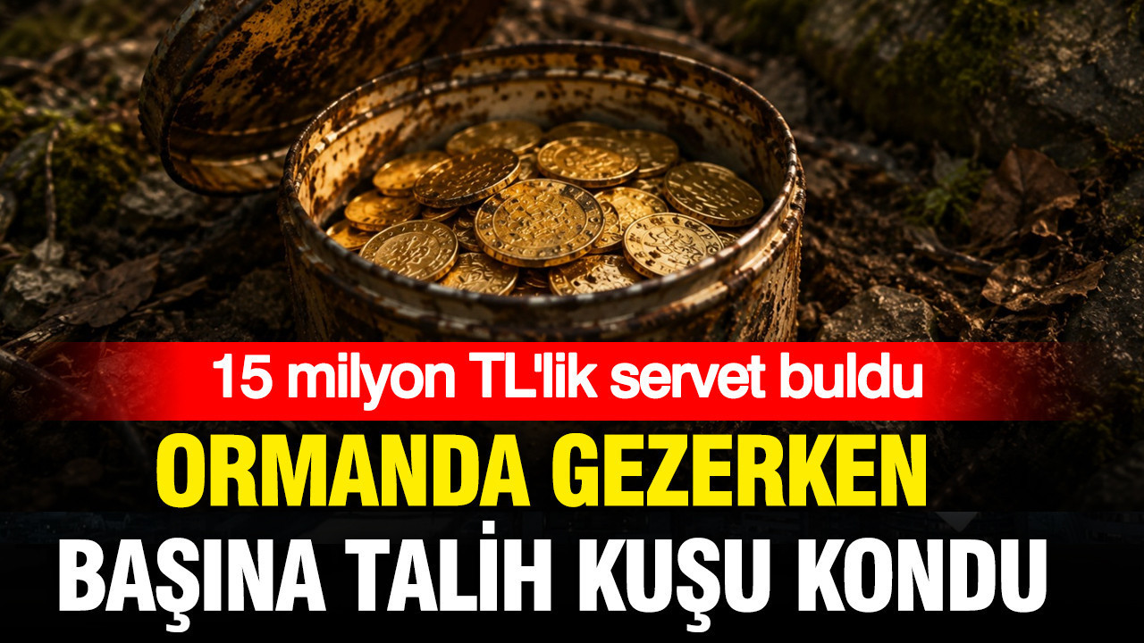 15 milyon TL’lik servet buldu: Ormanda gezerken başına talih kuşu kondu